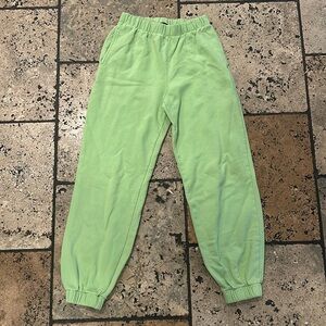 Brandy Melville green sweatpants! One size women’s